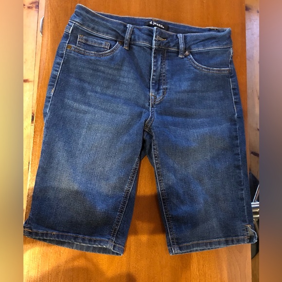 ☀️ d.jeans Denim Stretch Shorts Size 4 - Picture 1 of 4